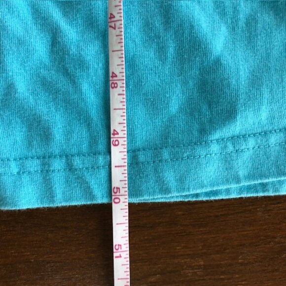 SUSAN BRISTOL Beaded Seahorse Turquoise Sleeveless Maxi Dress Vintage M - Picture 14 of 15